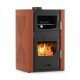 Termostufa a Legna con Forno Velmora Fire ATS HYDRO ΜΑSΙΝΑ 90-25 terracotta, 25kW | Stufe a Legna con Forno | Stufe A Legna |