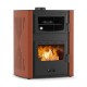 Termostufa a Legna con Forno Velmora Fire ATS HYDRO ΜΑSΙΝΑ 90-30 terracotta, 35kW | Stufe a Legna con Forno | Stufe A Legna |