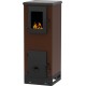 Stufa a Legna Alfa Plam Vulkan S Brown, 4kW | Stufe a Legna | Stufe A Legna |