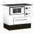 Cucina a Legna Alfa Plam Regular 46 Bianca, 5kW