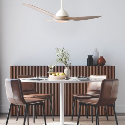 Ventilatore da soffitto con illuminazione a LED e telecomando FANKVN30G, Ф132, DC40W - ACA Lighting