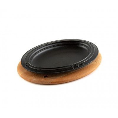 Sottopentola in legno per piatto ovale Hosse HSOISK2533, 25x33cm - Hosse