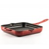 Padella grill in ghisa smaltata Solagio, Rubin, 28x28cm