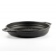 Padella grill in ghisa smaltata Hosse, Black Onyx, Ф22cm | Padella piatta in ghisa | Padella in ghisa |