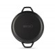 Padella grill in ghisa smaltata Hosse, Black Onyx, Ф22cm | Padella piatta in ghisa | Padella in ghisa |