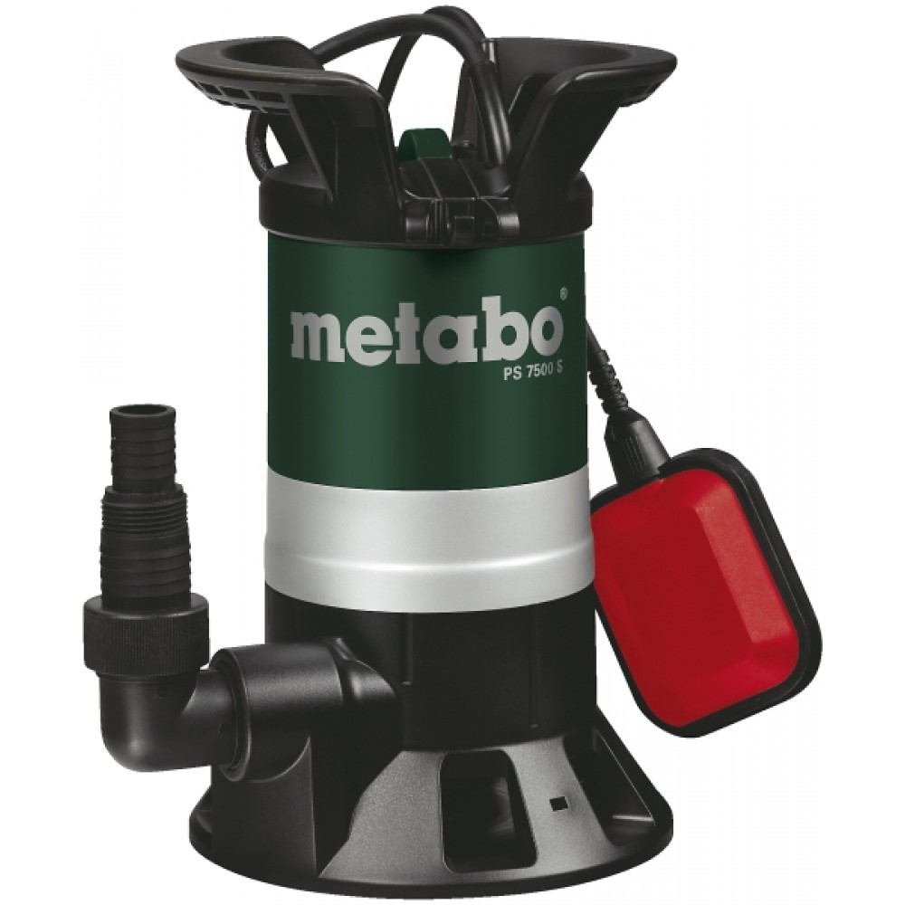 Pompa di drenaggio per acqua pulita e sporca Metabo PS 7500 S, 1 1/4" – potenza 450 W, prevalenza 5 m | Pompe sommergibili | Pompe dell acqua |