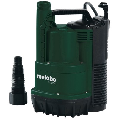 Pompa sommergibile per acqua pulita METABO TP 7500 – potenza 300 W, portata 7500 L/h, prevalenza 6,5 m - Riscaldamento Centrale