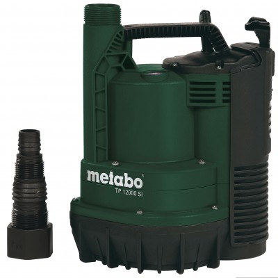 Pompa sommergibile per acqua pulita Metabo TP 12000 SI – potenza 600 W, portata 11.700 L/h, prevalenza 9 m - Riscaldamento Centrale