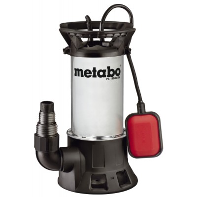 Pompa di drenaggio con galleggiante per acqua pulita e sporca METABO PS 18000 SN – potenza 1100 W, portata 19.000 L/h - Riscaldamento Centrale