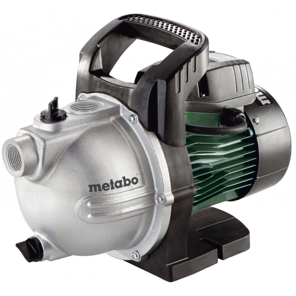 Pompa da giardino monofase per acqua pulita Metabo P 4000 G – potenza 1100 W, portata 4000 L/h, prevalenza 46 m