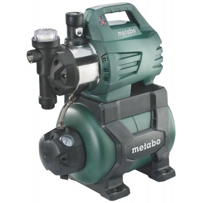 Pompa idroforo monofase per acqua METABO HWWI 3500/25 INOX – potenza 1100 W, portata 3500 L/h, capacità serbatoio 24 L, prevalenza 45 m - Riscaldamento Centrale