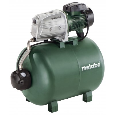 Pompa idroforo monofase per acqua METABO HWW 9000/100 G – potenza 1800 W, portata 9000 L/h, prevalenza 51 m, capacità serbatoio 100 L - Riscaldamento Centrale