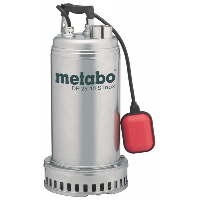 Pompa di drenaggio monofase per acque sporche Metabo DP 28-10 S Inox – potenza 1850 W, portata 28.000 L/h, prevalenza 17 m - Riscaldamento Centrale