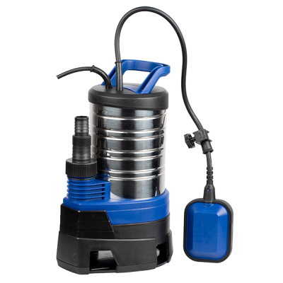 Pompa di drenaggio per acque sporche Gmax con galleggiante esterno e corpo in acciaio inox – portata 13,5 m³/h, potenza 0,75 kW, prevalenza 8 m - Riscaldamento Centrale