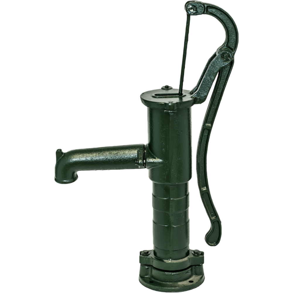 Pompa per acqua a mano Hydro-Fix, verde, lunghezza 660 mm, in ghisa, attacco 1 1/4″ | Pompe dell acqua | Riscaldamento Centrale |
