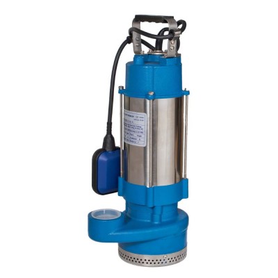 Pompa di drenaggio Electromash QDX 6 – potenza 1,1 kW, portata 15.300 l/h, prevalenza 30 m, monofase, con galleggiante esterno e corpo in acciaio inox - Pompe sommergibili