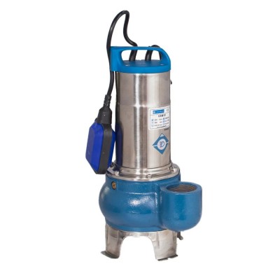 Pompa di drenaggio Electromash VXM 12 – 2″, potenza 0,75 kW, portata 21.000 l/h, prevalenza 11,4 m, uscita 2″, con galleggiante esterno e corpo in acciaio inox - Pompe sommergibili