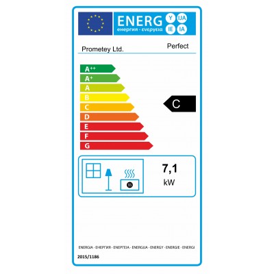Stufa a Legna con Forno Prometey Perfect, 7kW - Stufe a Legna con Forno per Cucinare