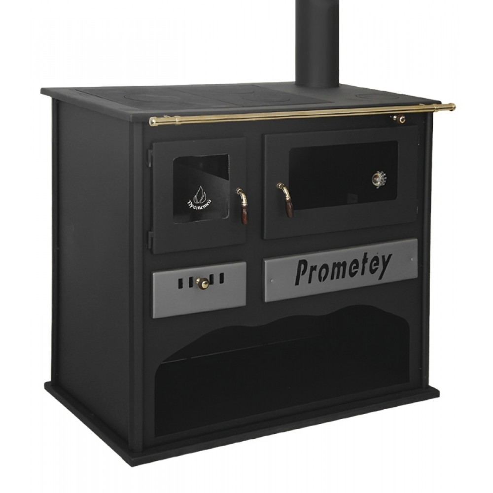 Stufa a Legna con Forno Prometey Practik-L, 11kW
