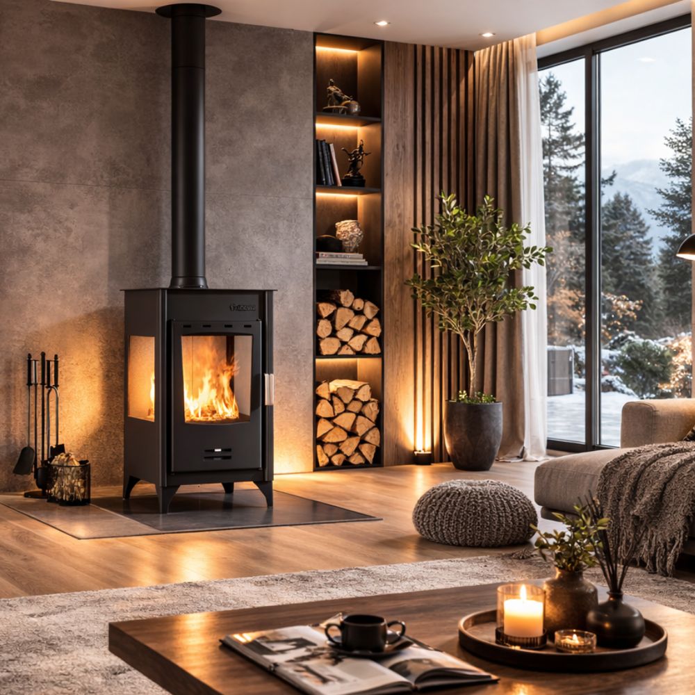 Stufa a legna Balkan Energy ATS 90-10 3 SIDE, 12.12kW | Stufe A Legna |  |