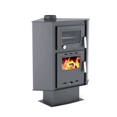 Stufa a Legna con Forno Balkan Energy ATS 90-30 CORNER, 18.25kW - Stufe A Legna