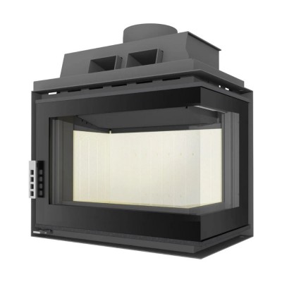 Camini a legna UNIFLAM 600 DURO S con alimentazione d'aria, lato destro, 11 kW - Camini a legna