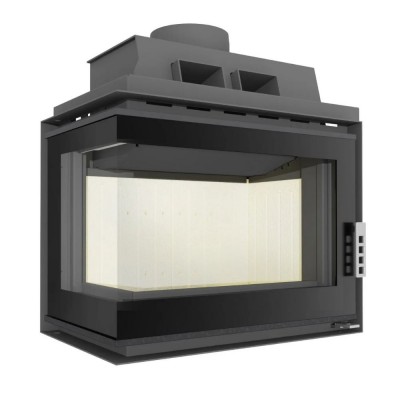 Camini a legna UNIFLAM 600 DURO S con alimentazione d'aria, lato sinistro, 11 kW - Camini a legna