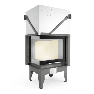 Camini a legna UNIFLAM 660 DURO con condotti d'aria e alimentazione d'aria, lato sinistro, 10,25 kW - Camini a legna