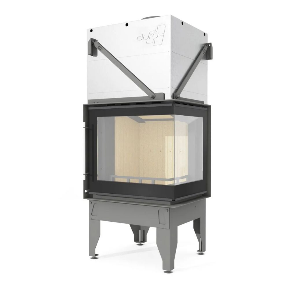 Camini a legna UNIFLAM 660 DURO con condotti d'aria e alimentazione d'aria, lato destro, 10 kW | Inserti Camini | Camini a legna |