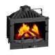 Camini a legna UNIFLAM 700 STANDARD ECO con serranda e alimentazione d'aria, 10 kW | Inserti Camini | Camini a legna |