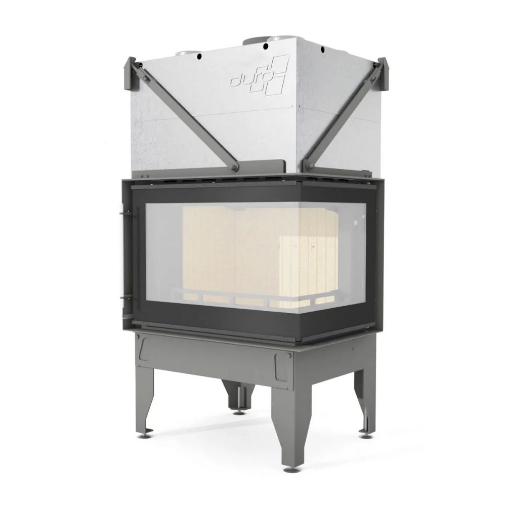 Camini a legna UNIFLAM 760 DURO con condotti d'aria e alimentazione d'aria, lato destro, 10,8 kW | Inserti Camini | Camini a legna |
