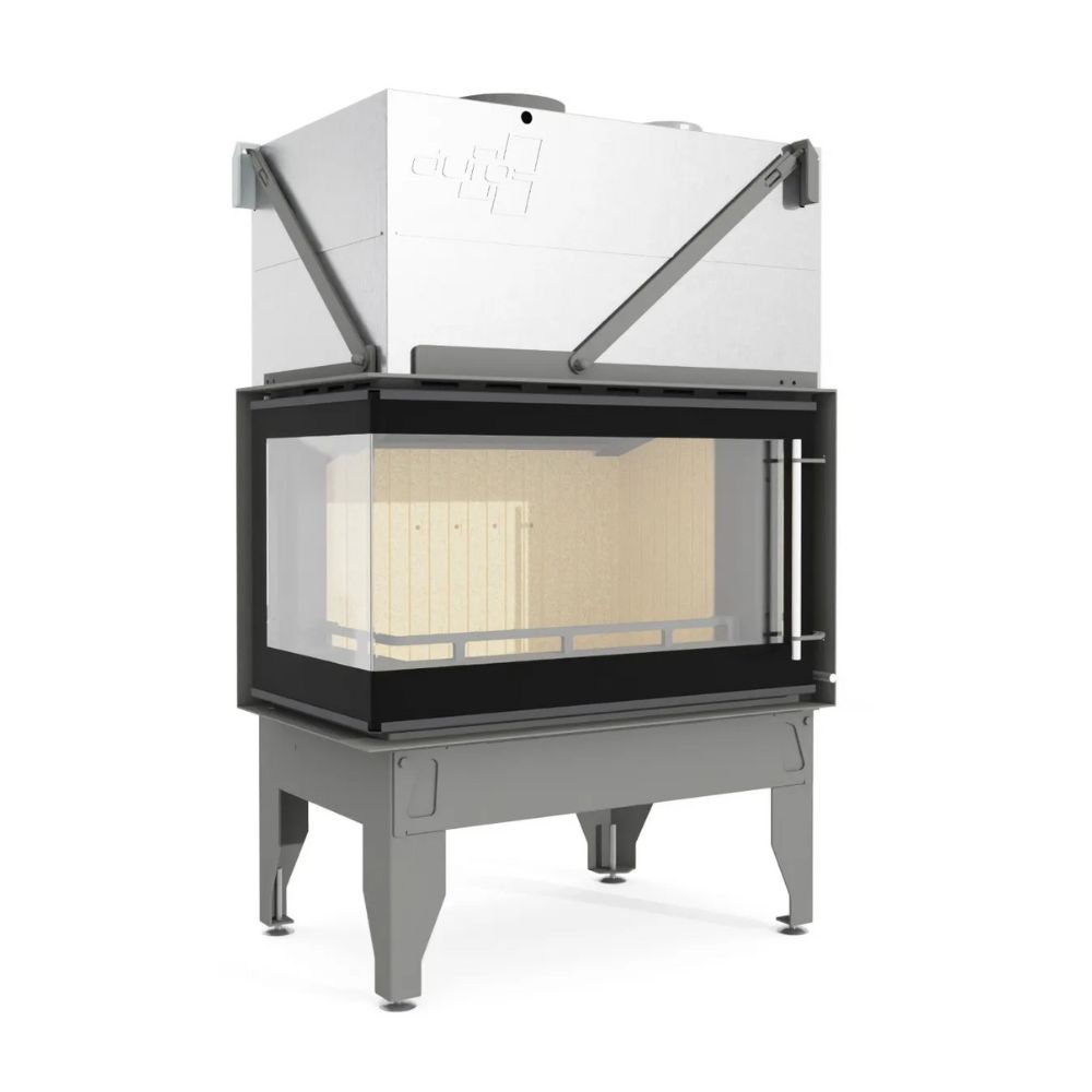Camini a legna UNIFLAM 860 DURO con condotti d'aria e alimentazione d'aria, lato sinistro, 14,1 kW | Inserti Camini | Camini a legna |