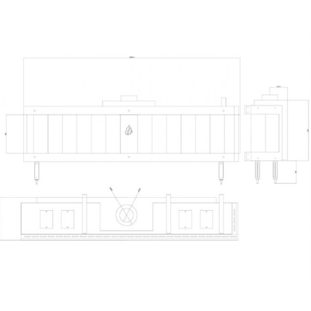 Camina a gas Balkan Energy GAS CORNER 200, 17kW | Camini a gas |  |