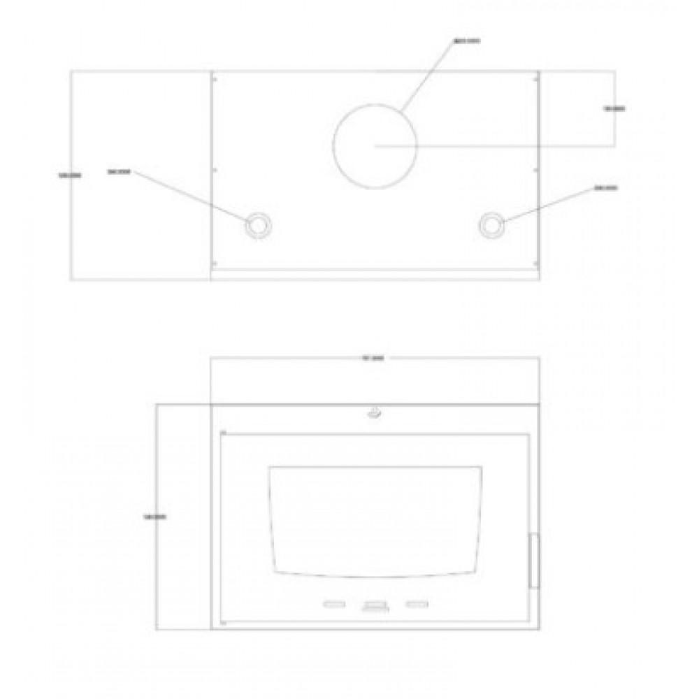 Termocamino a Legna Balkan Energy ATS INSERT HYDRO 800, 16.11kW | Termocamini a Legna | Camini a legna |