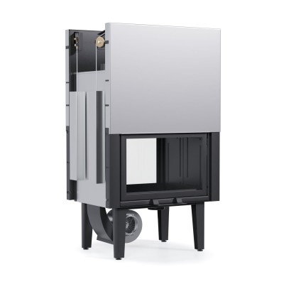 Inserto camino a legna Balkan Energy ATS TUNNEL AIR 800, con condotti d'aria, 16.1kW - Balkan Energy