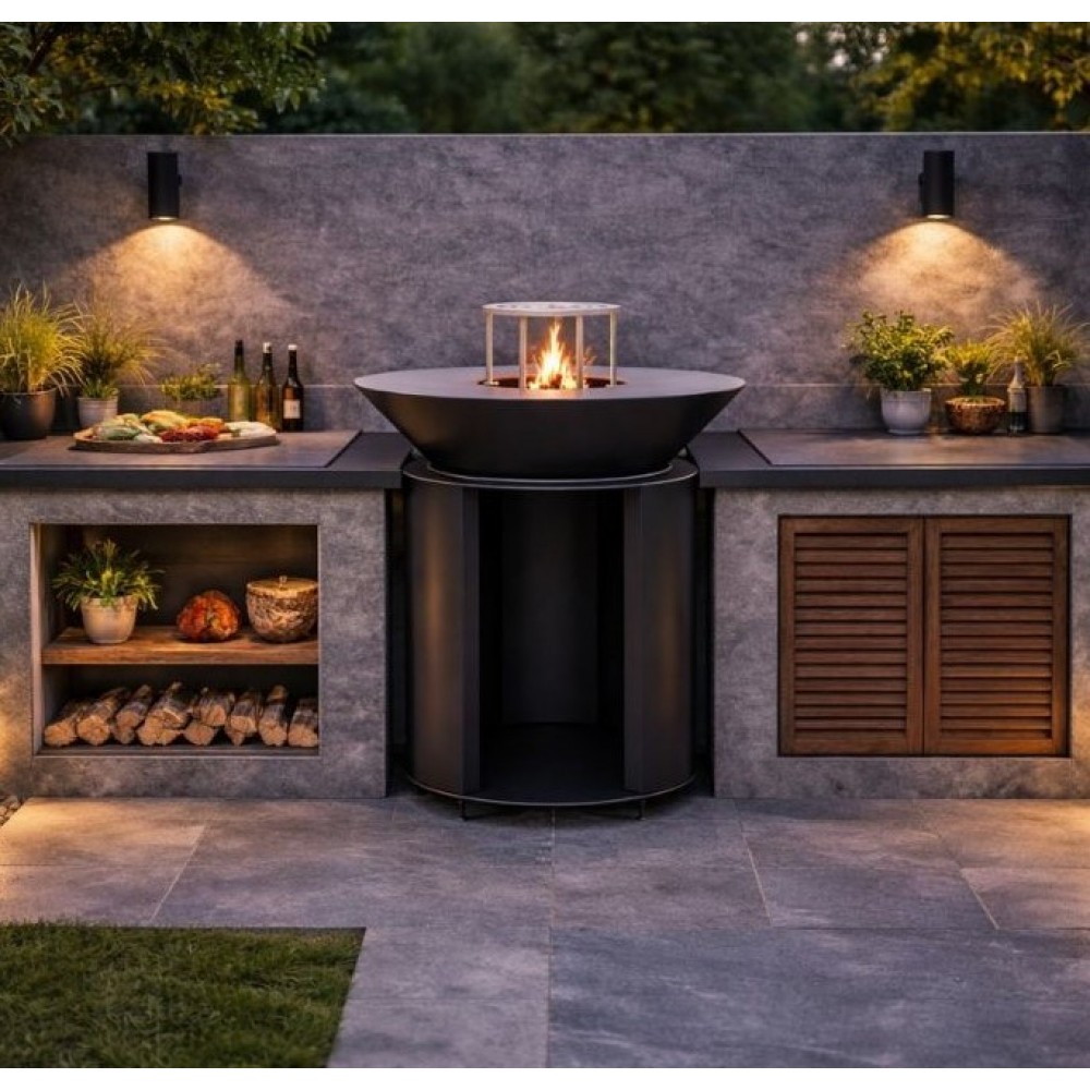 Barbecue a carbonella in acciaio Balkan Energy ROUND 750 | Barbecue |  |