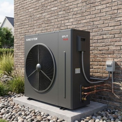 Pompa di calore Sunsystem Split Plus 060 1PH aria-acqua, 6.22kW - Pompe di Calore per Riscaldamento