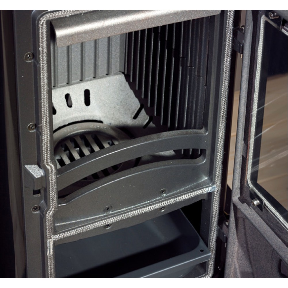 Stufa a Legna in Ghisa italiana La Nordica Super Junior, verde, 5.7kW | Stufe a Legna in Ghisa | Stufe A Legna |