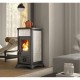 Stufa a Legna italiana La Nordica Gemma, bianca, 6.5kW | Stufe A Legna |  |