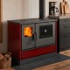 Cucina a Legna Balkan Energy 4020 Bordò, con Piano in Ghisa, 7.9kW | Stufe a Legna con Forno | Stufe A Legna |