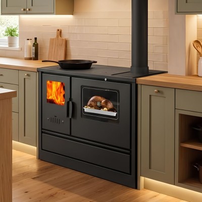 Cucina a Legna Balkan Energy 4020, con Piano in Ghisa, 7.9kW - Balkan Energy