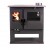 Cucina a Legna Verso CS Inox Destra con forno in acciaio inox, 7.7kW