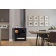 Cucina a Legna Verso CS Inox Ceramic Destra con forno in acciaio inox e piano cottura in vetroceramica, 7.7kW | Stufe a Legna con Forno | Stufe A Legna |