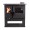 Cucina a Legna Verso CS Inox Ceramic Destra con forno in acciaio inox e piano cottura in vetroceramica, 7.7kW