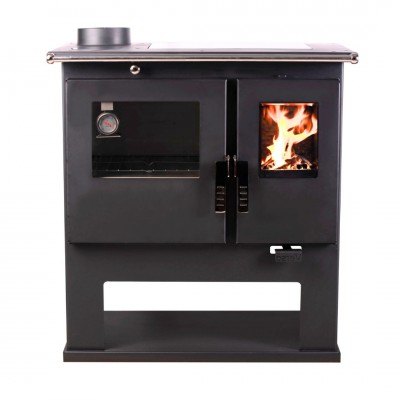 Cucina a Legna Verso CS Inox Ceramic con forno in acciaio inox e piano cottura in vetroceramica, Sinistra, 7.7kW - Confronto dei Prodotti