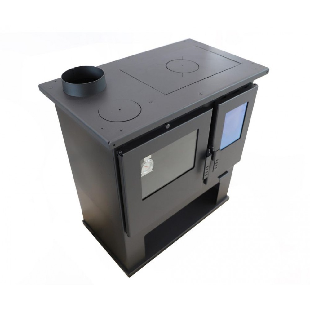 Cucina a Legna Verso CS Lite, Sinistra, 7.7kW | Stufe a Legna con Forno | Stufe A Legna |
