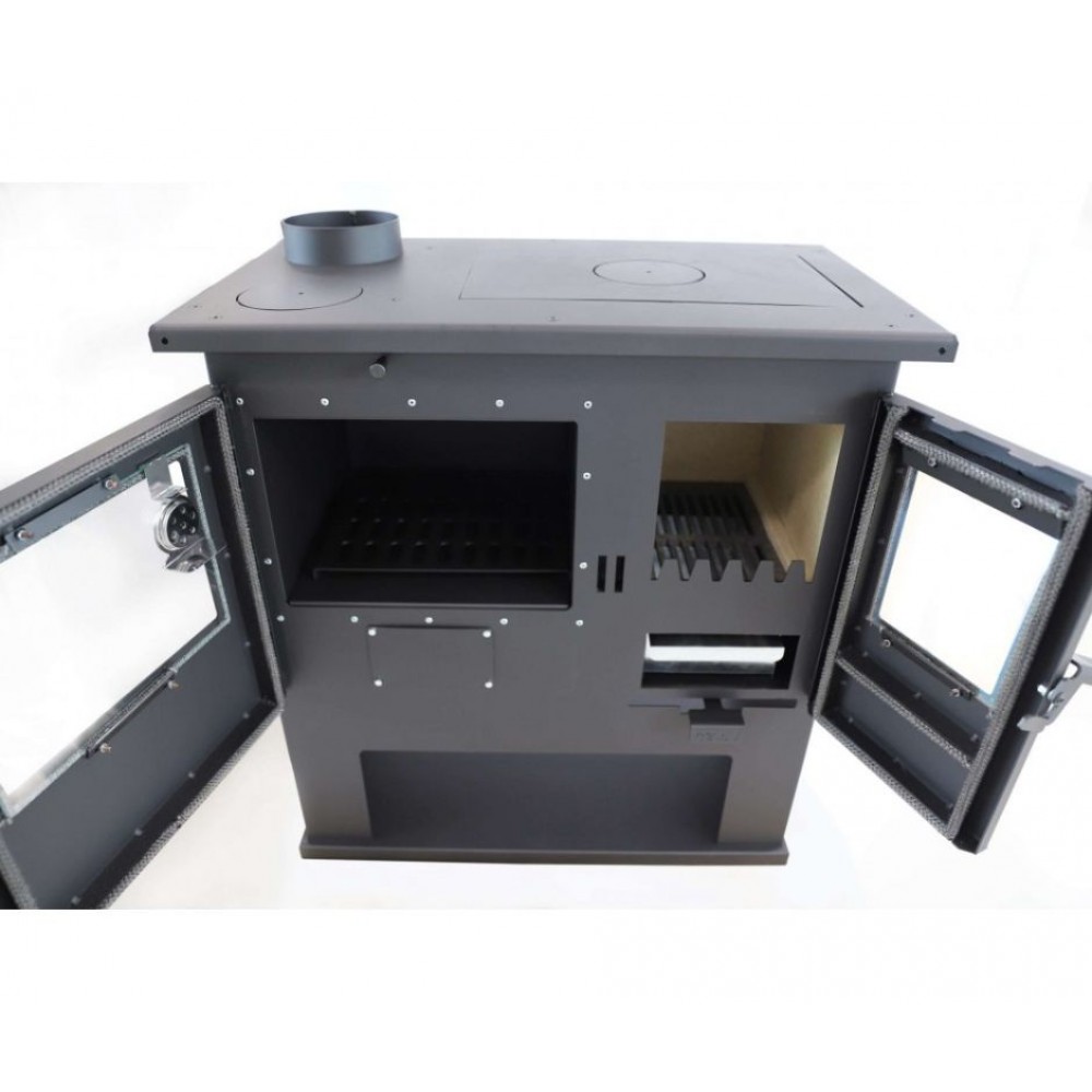 Cucina a Legna Verso CS Lite, Sinistra, 7.7kW | Stufe a Legna con Forno | Stufe A Legna |