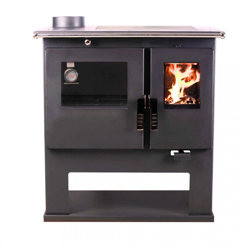 Cucina a Legna Verso CS, Sinistra, 7.7kW | Stufe a Legna con Forno | Stufe A Legna |