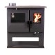 Cucina a Legna Verso CS Inox con forno in acciaio inox, Sinistra, 7.7kW | Stufe a Legna con Forno | Stufe A Legna |