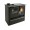 Cucina a Legna Verso CS Plus con forno in acciaio inox e piano cottura in vetroceramica, Nera, Sinistra, 7.7kW